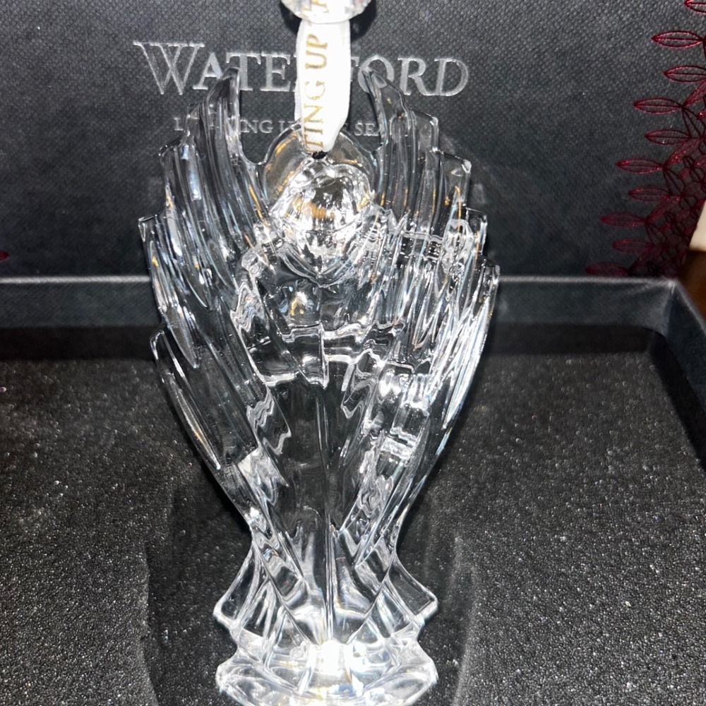 Waterford Crystal 2013 Angel Icicle Ornament Decoration New Year Eve‎ Ball Drop